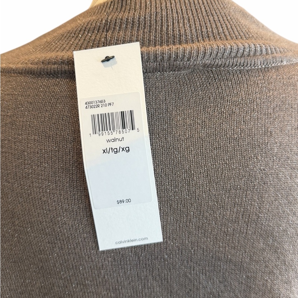 Calvin Klein Beige Women's Turtleneck Sweater - Picture 4 of 7